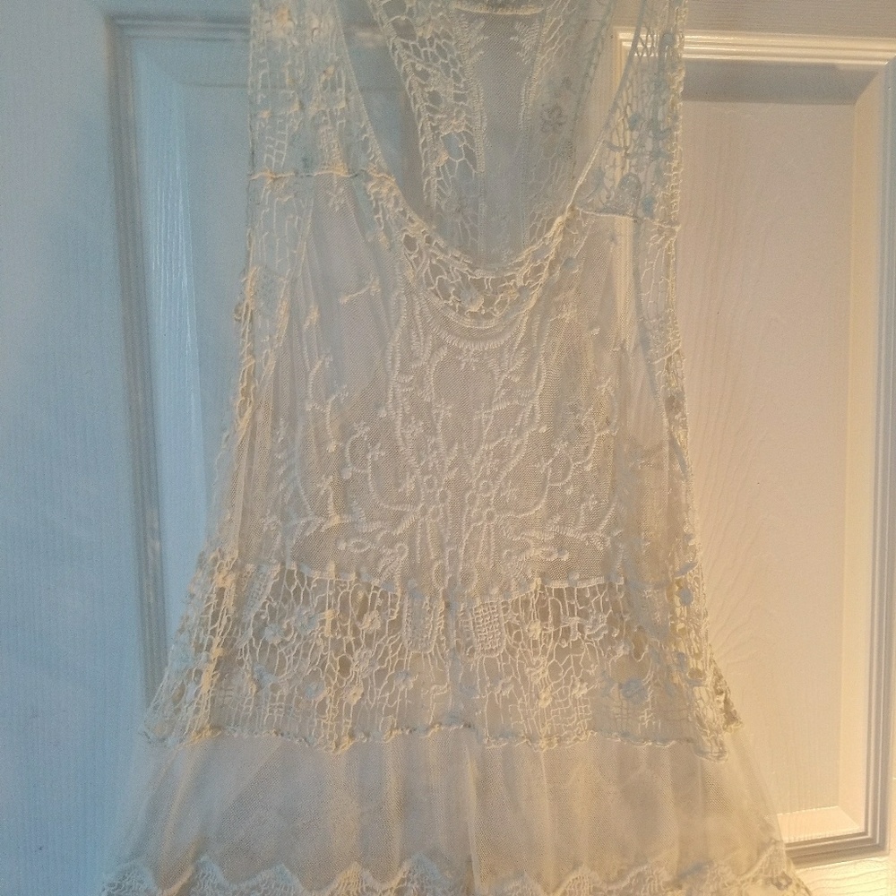 Love Stitch lace top